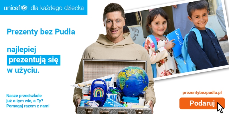 Grafika dla przedszkoli Szkoła w pudełku UNICEF