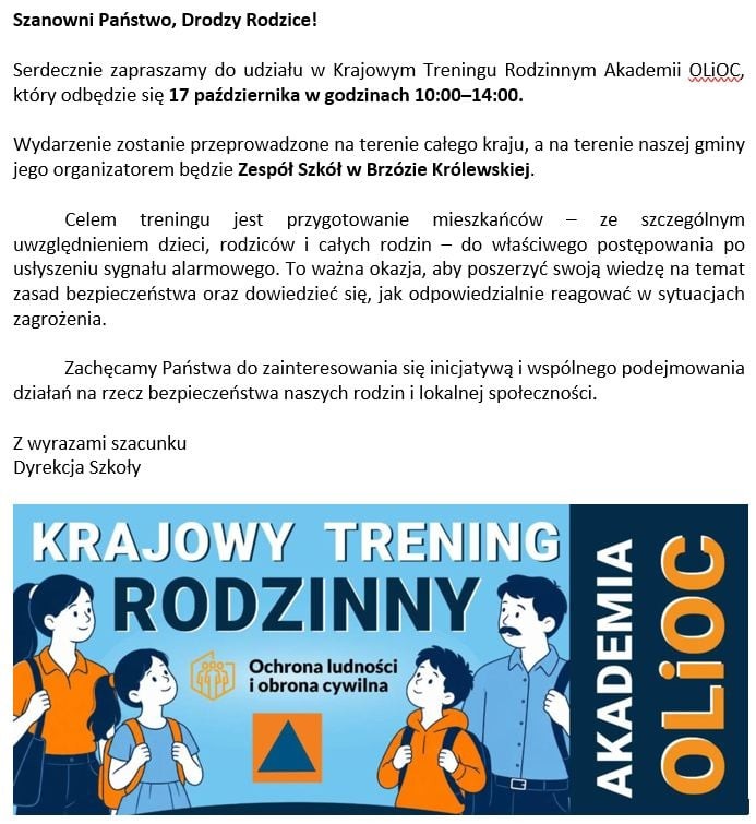 Krajowy trening rodzinny
